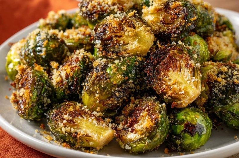 Crispy Parmesan Brussels Sprouts