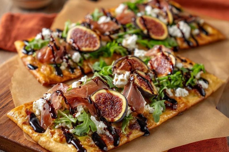 Fig Prosciutto Arugula Flatbread