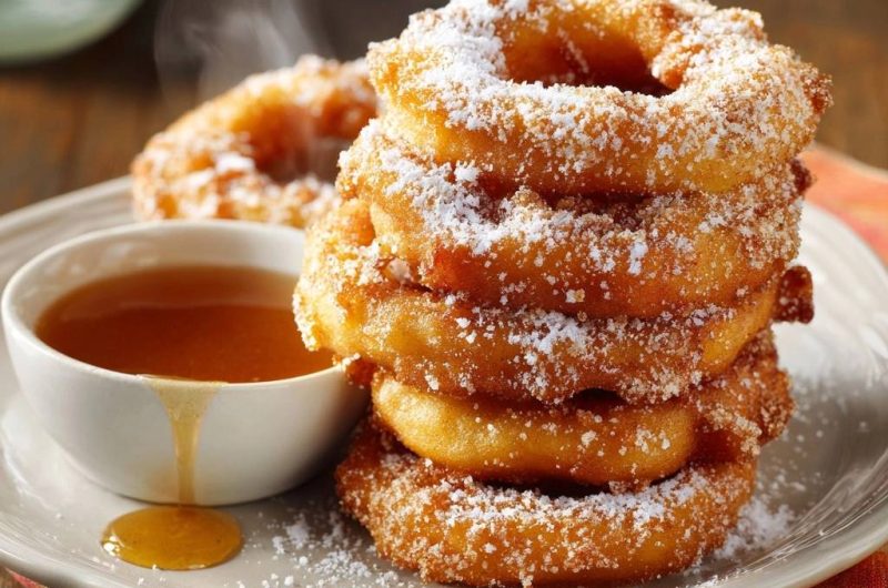 Fluffy Powdered Sugar Donuts