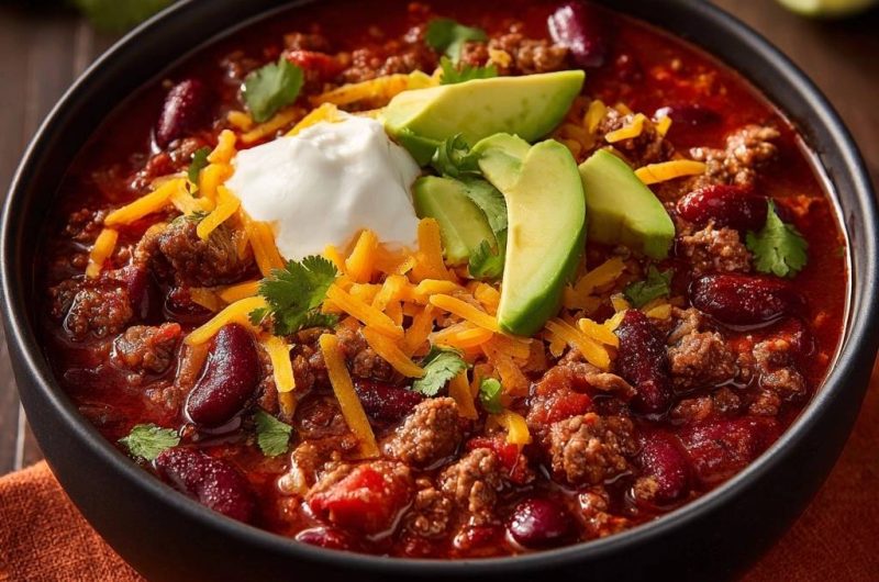 Hearty Beef and Bean Chili