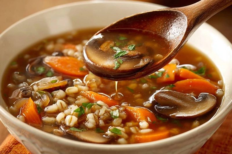 Hearty Mushroom Barley Soup