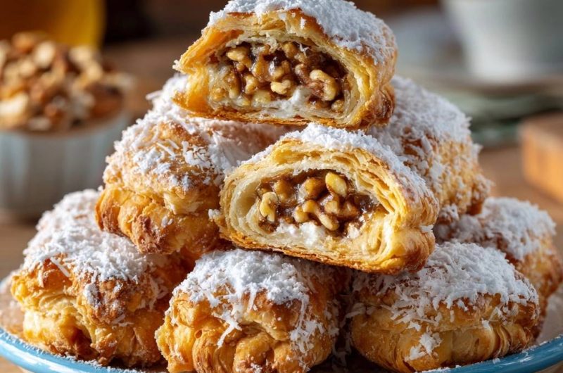 Honey Walnut Puff Rolls
