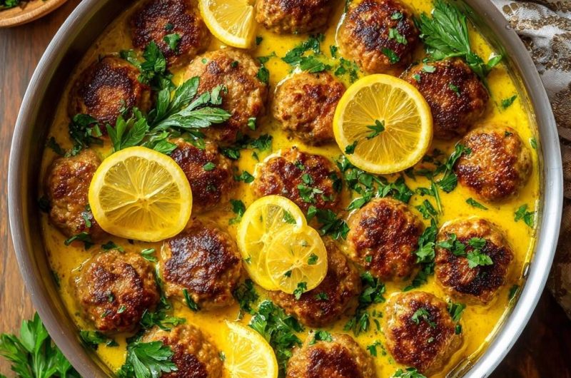 Lemon Turmeric Meatballs in Creamy Curry