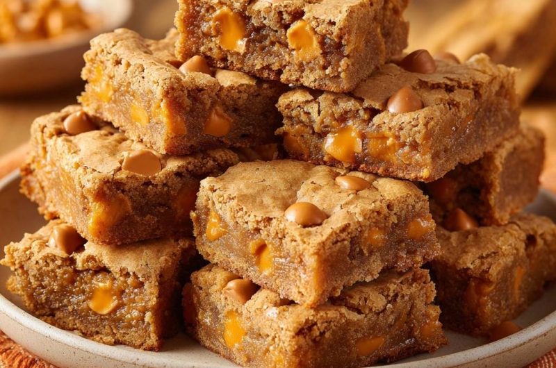 Butterscotch Blondie Bars