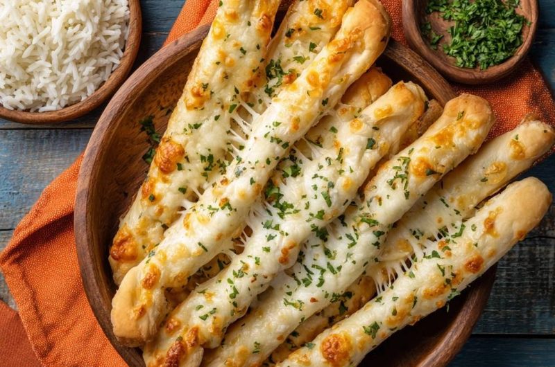 Cheesy Garlic Breadsticks