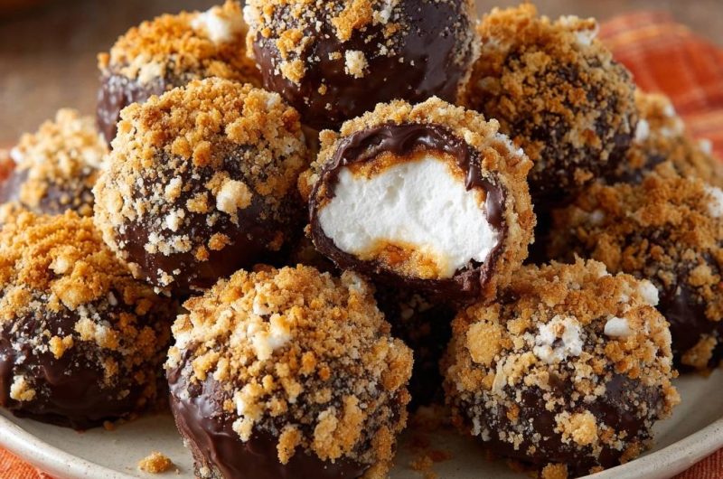 Chocolate S'mores Truffles