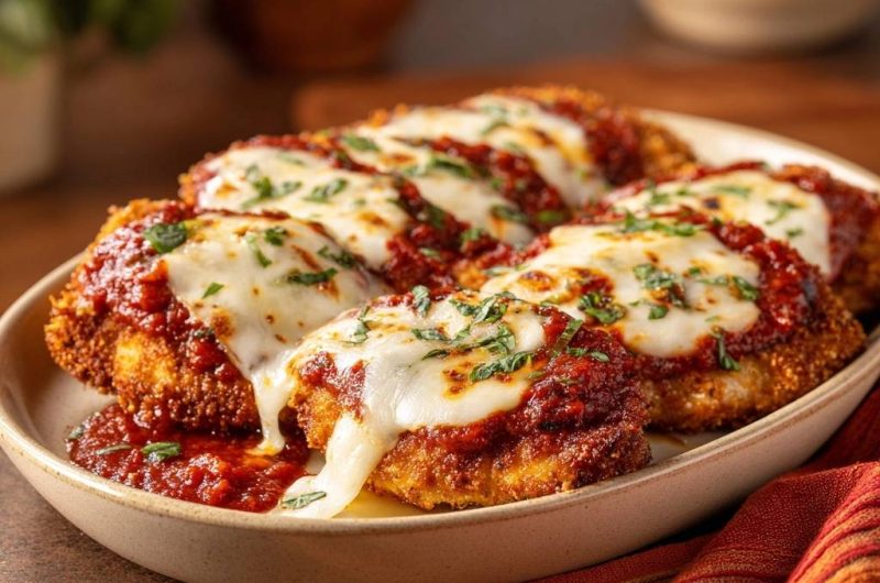 Crispy Baked Chicken Parmesan
