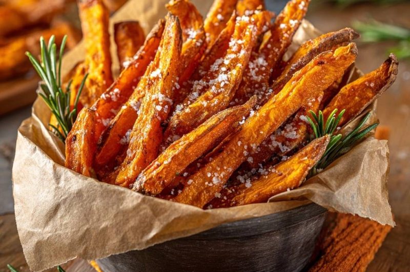 Crispy Rosemary Sweet Potato Fries