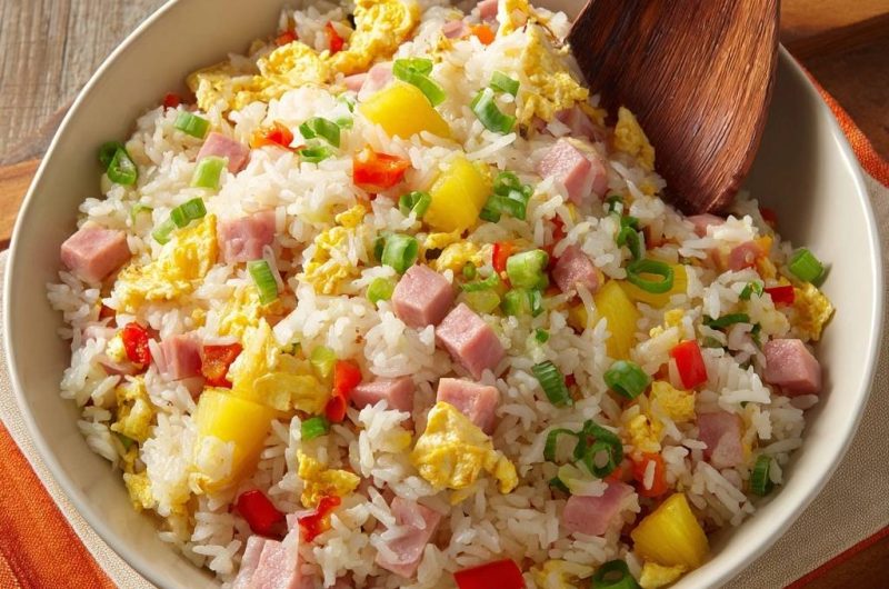 Tropical Pineapple and Ham Fried Rice
