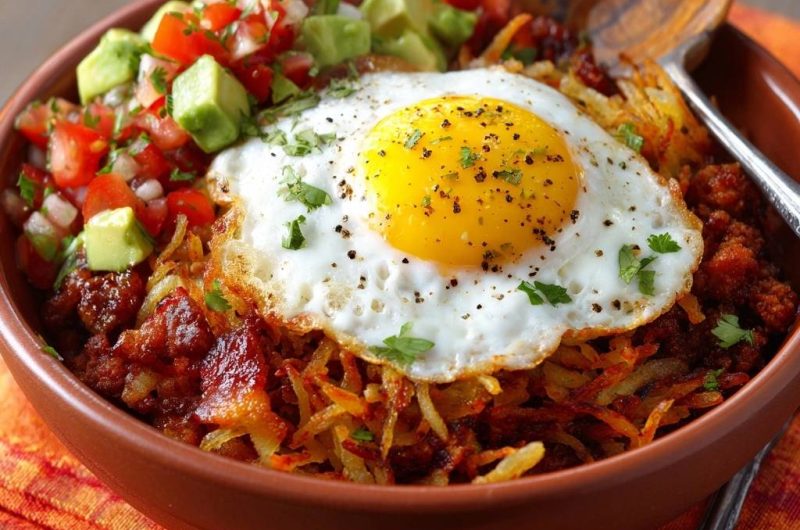 Crispy Chorizo Breakfast Hash