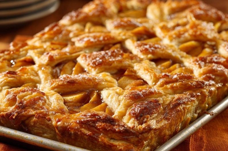 Golden Apple Slab Pie