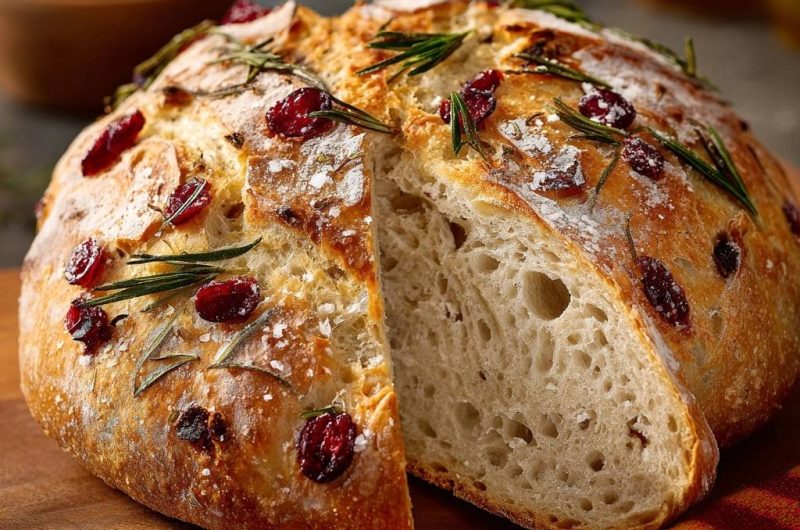 Rosemary Cranberry Artisan Loaf