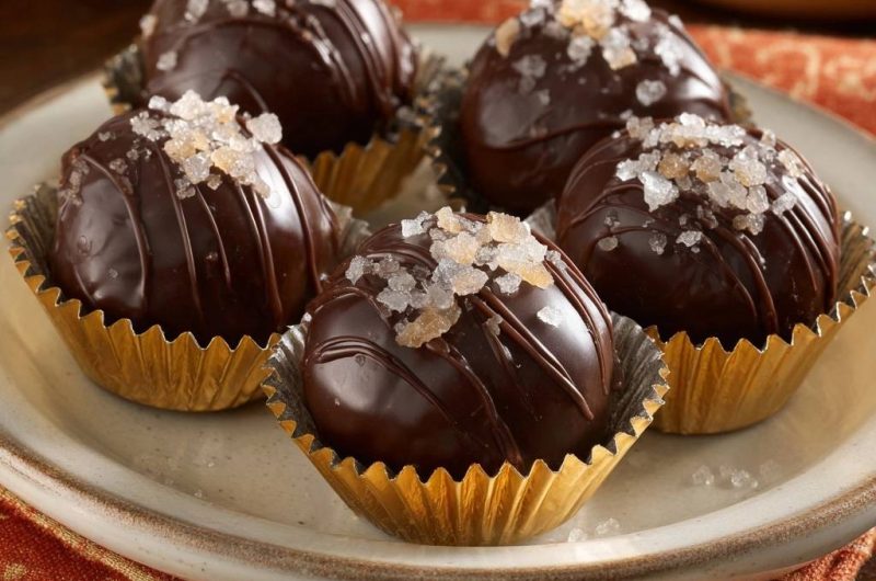 Sea Salt Chocolate Truffles
