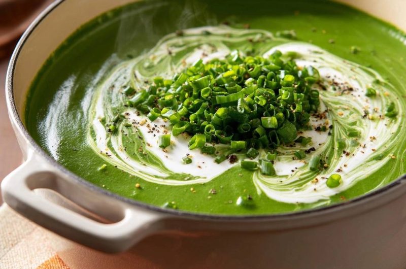 Velvety Green Pea Soup