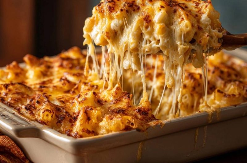 Triple Cheese Baked Mac