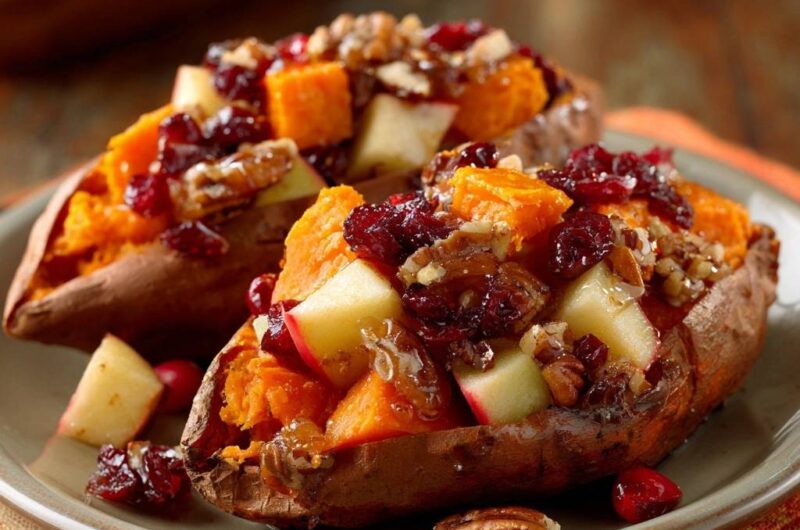 Harvest Loaded Sweet Potatoes