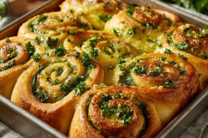 Cheesy Garlic Herb Rolls