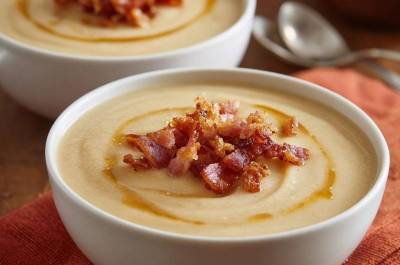 Creamy Roasted Cauliflower Soup