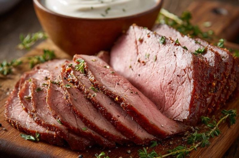 Garlic Herb Roasted Beef