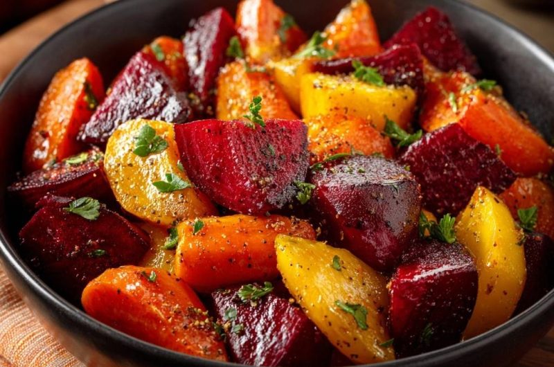 Honey Roasted Root Vegetables