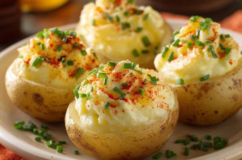 Loaded Twice-Baked Mini Potatoes
