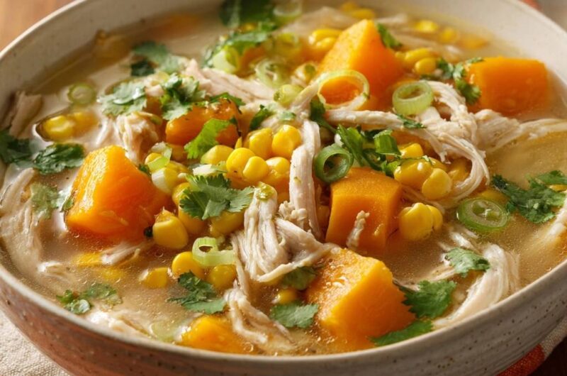 Hearty Chicken and Sweet Potato Soup