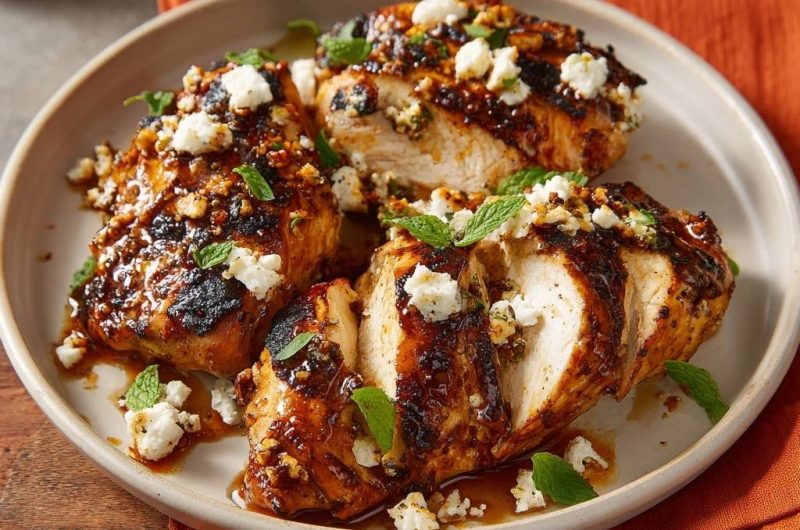 Mediterranean Glazed Chicken Breast