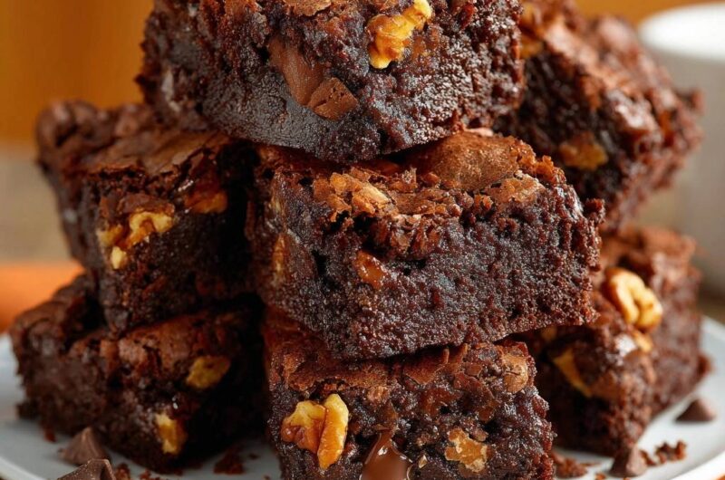 Ultimate Walnut Fudge Brownies
