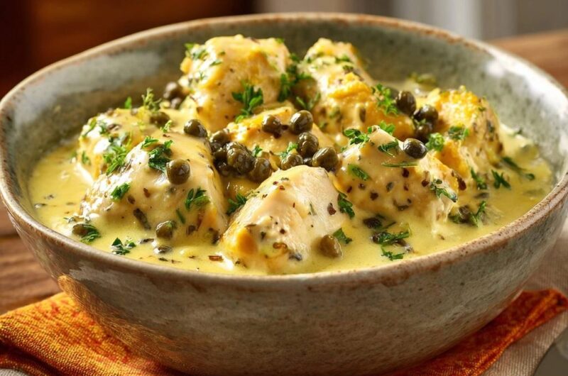 Creamy Lemon Caper Chicken