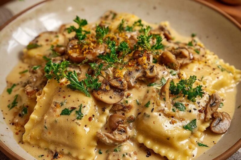 Mushroom Ravioli