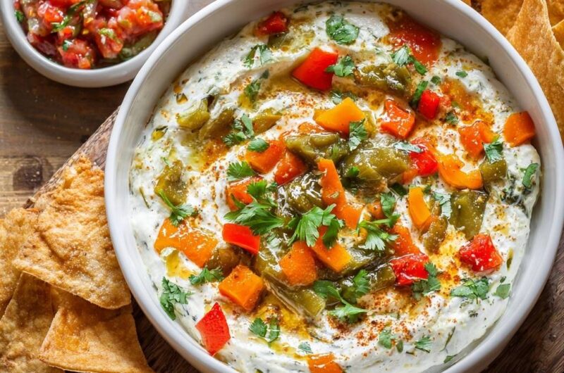 Roasted Pepper Whipped Feta