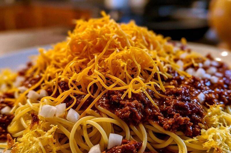 Authentic Cincinnati Chili Spaghetti