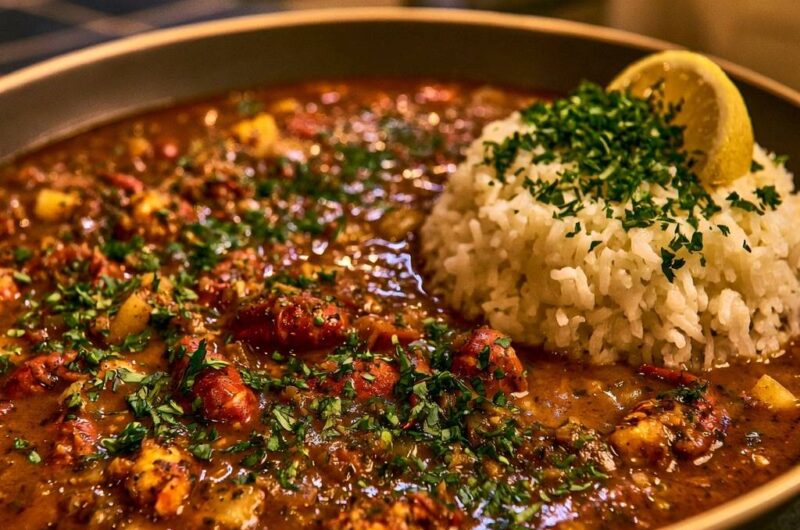 Cajun Crawfish Etouffee