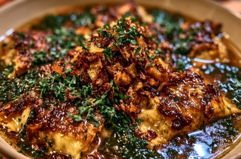 Crispy Garlic Braised Tofu