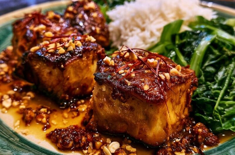 Crispy Glazed Tofu Steaks