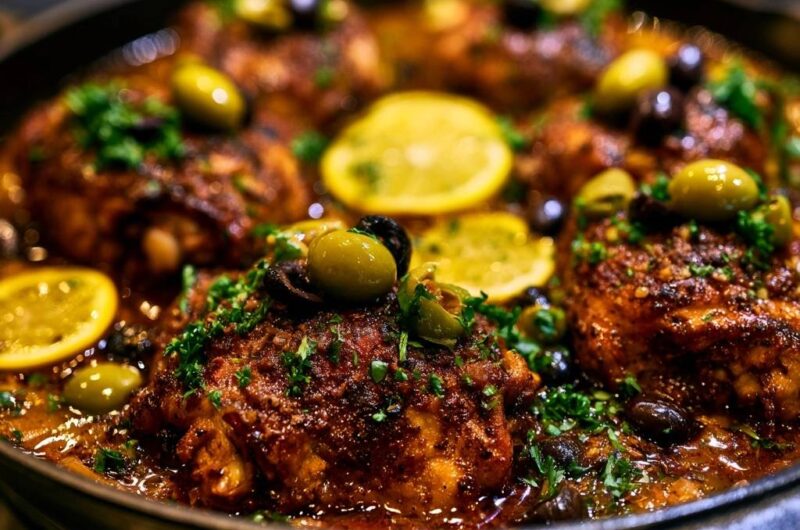 Mediterranean Braised Chicken Thighs
