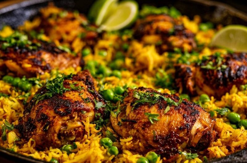 One-Pan Turmeric Chicken and Rice