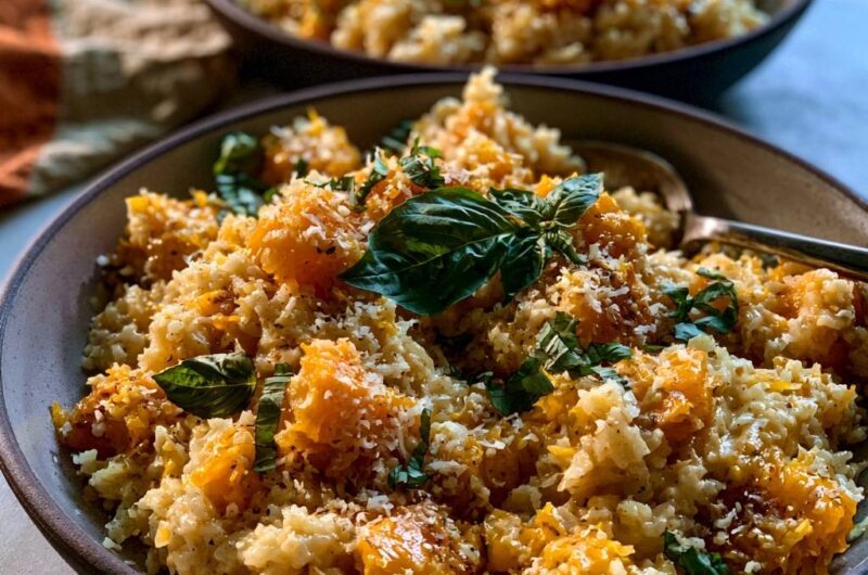 Roasted Butternut Squash Risotto