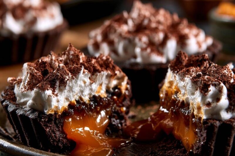 Salted Caramel Chocolate Tarts