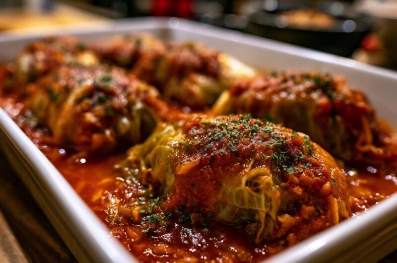 Savory Stuffed Cabbage Rolls