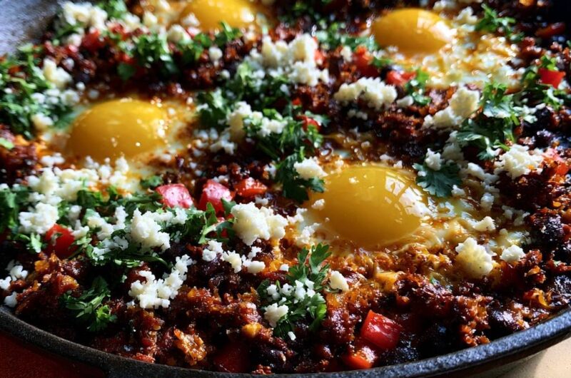 Skillet Chorizo and Eggs
