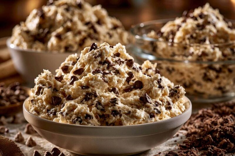 Creamy Chocolate Chip Cookie Dough Dip