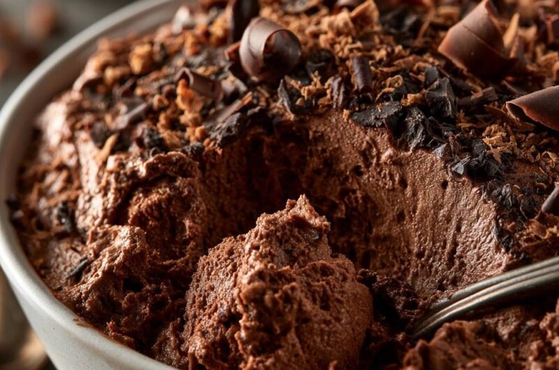 Decadent Dark Chocolate Mousse