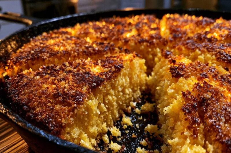 Golden Skillet Cornbread