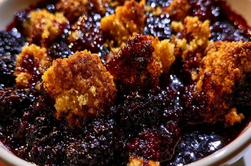 Old Fashioned Blackberry Cobbler