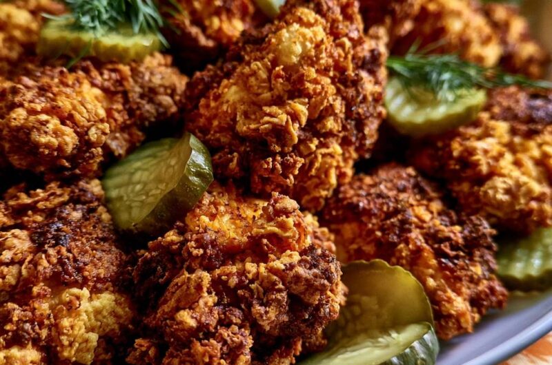 Ultra-Crispy Dill Pickle Fried Chicken