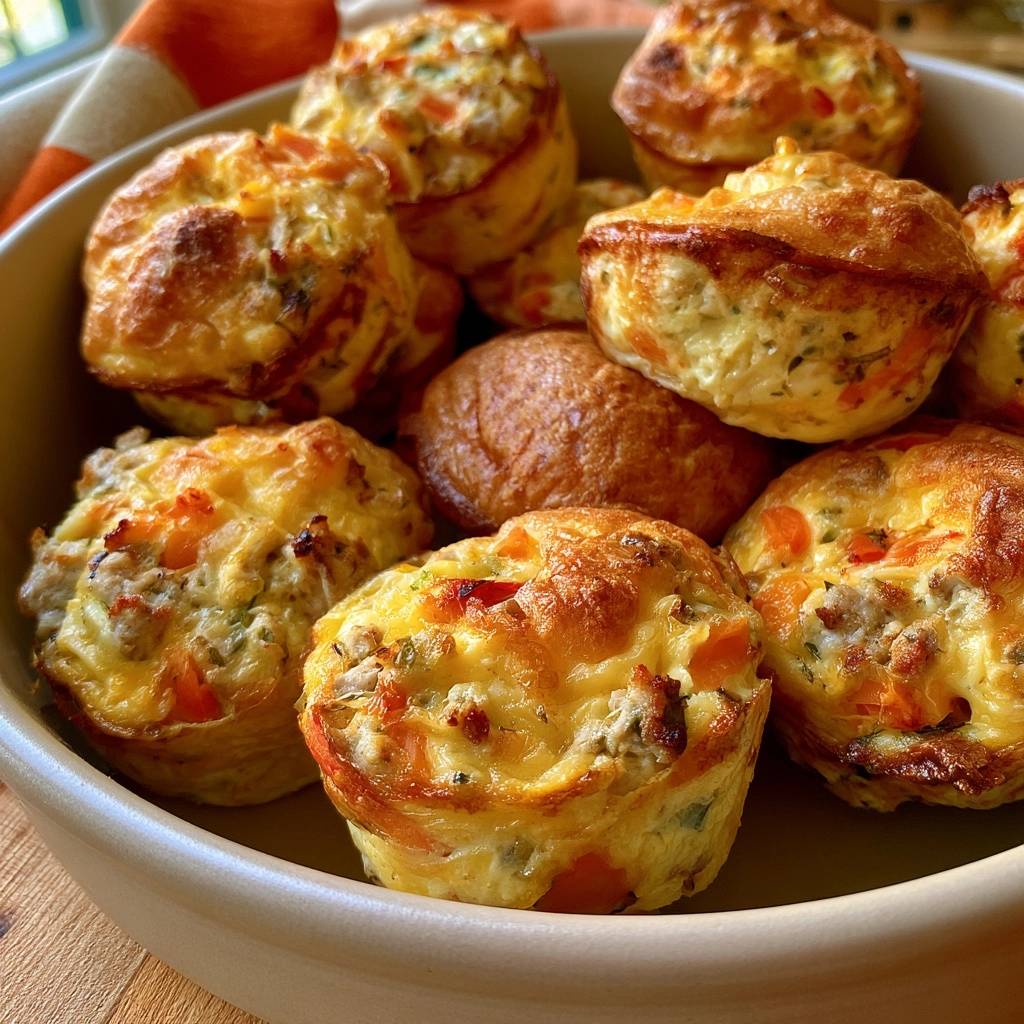 High-Protein Ground Turkey and Bell Pepper Egg Muffins - Meals & Recipes